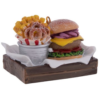 Hamburger & French Fries Ornament..