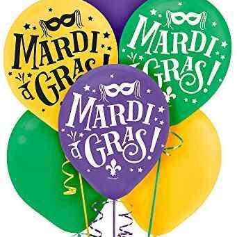 Gold, Green & Purple Mardi Gras..
