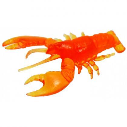 A Pack Of 12 Small Rubber Red Crawfish Lobster..