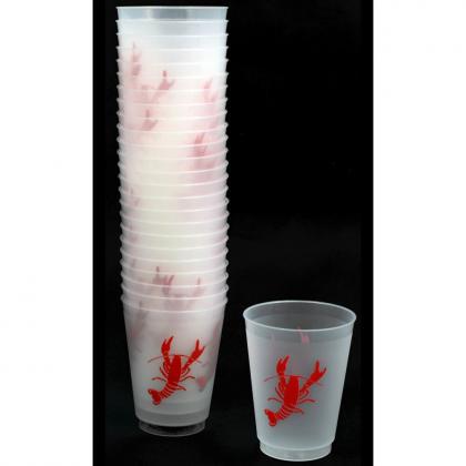 Crawfish Frost-flex Plastic Cups Party Cups -..