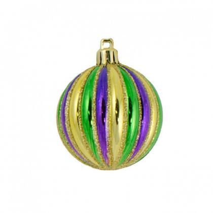 Pgg Mardi Gras Pgg Vertical Striped Ornament:..