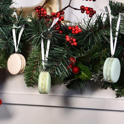 Macaroon Christmas Ornaments Decorative Ornament..