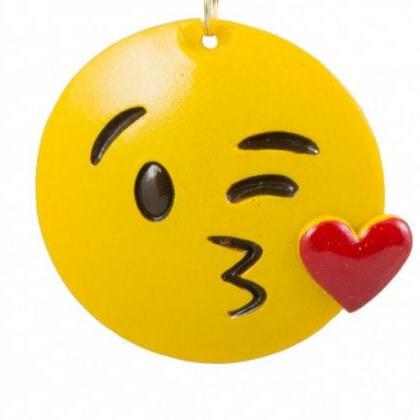 Loving Emoji Kissing Christmas Tree Holiday..