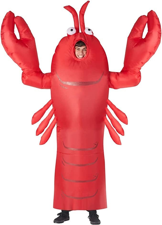 Mardi Gras Crawfish Inflatable Costume Parade Wear Seafood Boil Restaurant Adversting