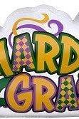 Jumbo 4&amp;#039; Airblown Inflatable Mardi Gras Sign Orleans Bourbon Street Light Party Beer Soft Drink Ice Chest Carnival Party