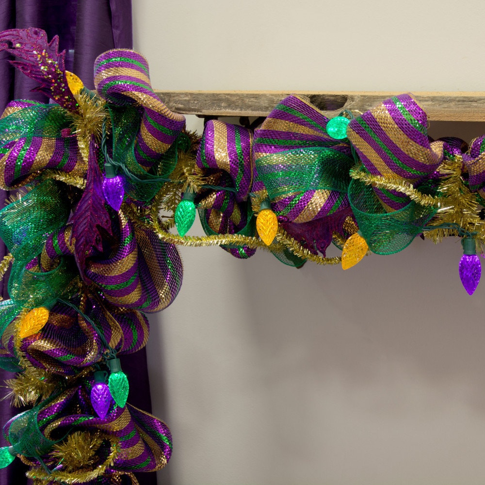 Mardi Gras Tree Night Light